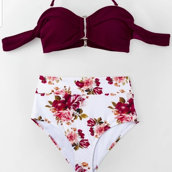 Cupshe Other - NWT Cupshe Romantic High Waisted Bikini Cupshe Other - NWT Cupshe Romantic High Waisted Bikini